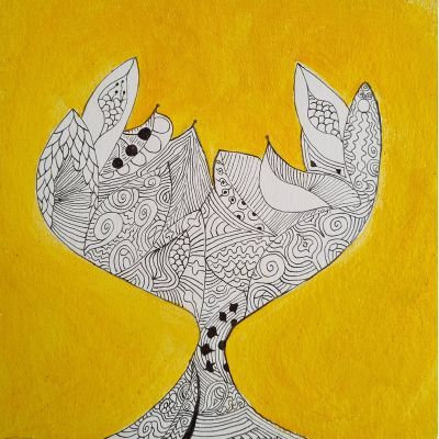 Ligne-art-Sylvie Gambetti-Calice d'or 